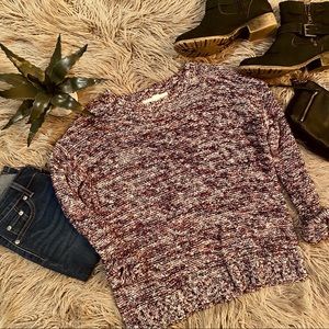 ❤️ EUC Forever 21 purple and pink knit sweater